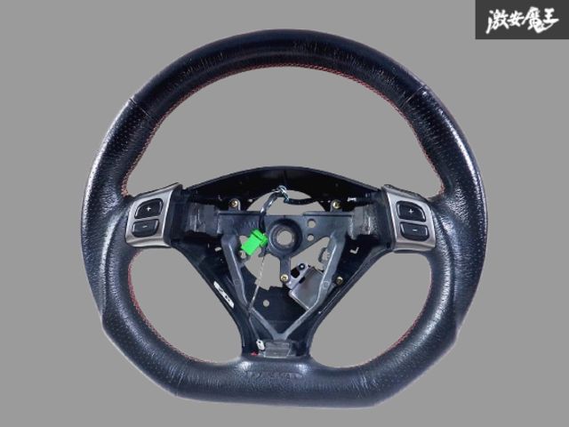 DAMD ダムド BP5 BL5 BP9 BPE レガシィ ハンドル ステアリング ホイール レッドステッチ 赤ステッチ 棚