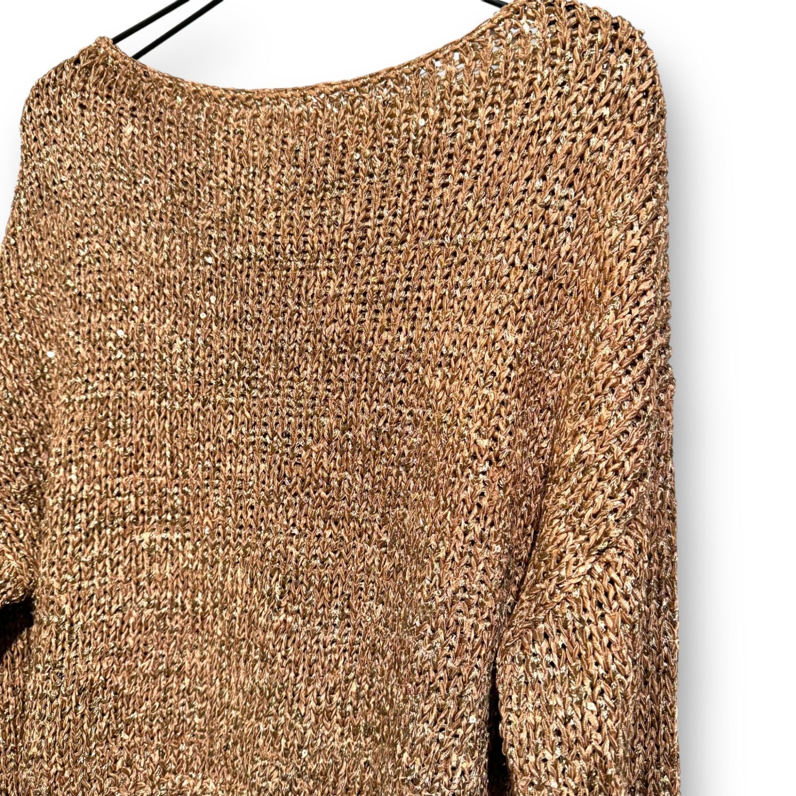 VERMEIL par iena (ヴェルメイユパーイエナ) Vis スパンコールニット  