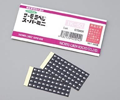 2営業日で発送 日油技研工業 サーモラベル R スーパーミニ1K 不可逆性 1K-80 1袋 200枚入