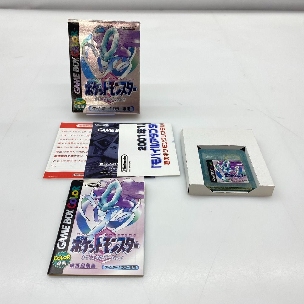05w15522 任天堂 Nintendo ポケットモンスター クリスタル ゲームボーイ ゲームソフト CGB-P-BXTJ 品