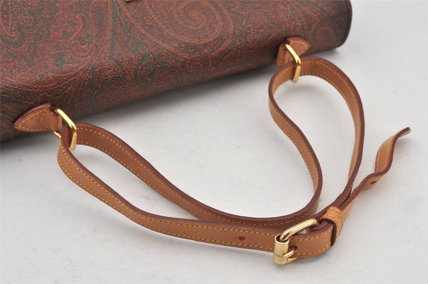 ETRO エトロ ショルダーバッグ エトロ/ショルダーバッグ/黒×オレンジ