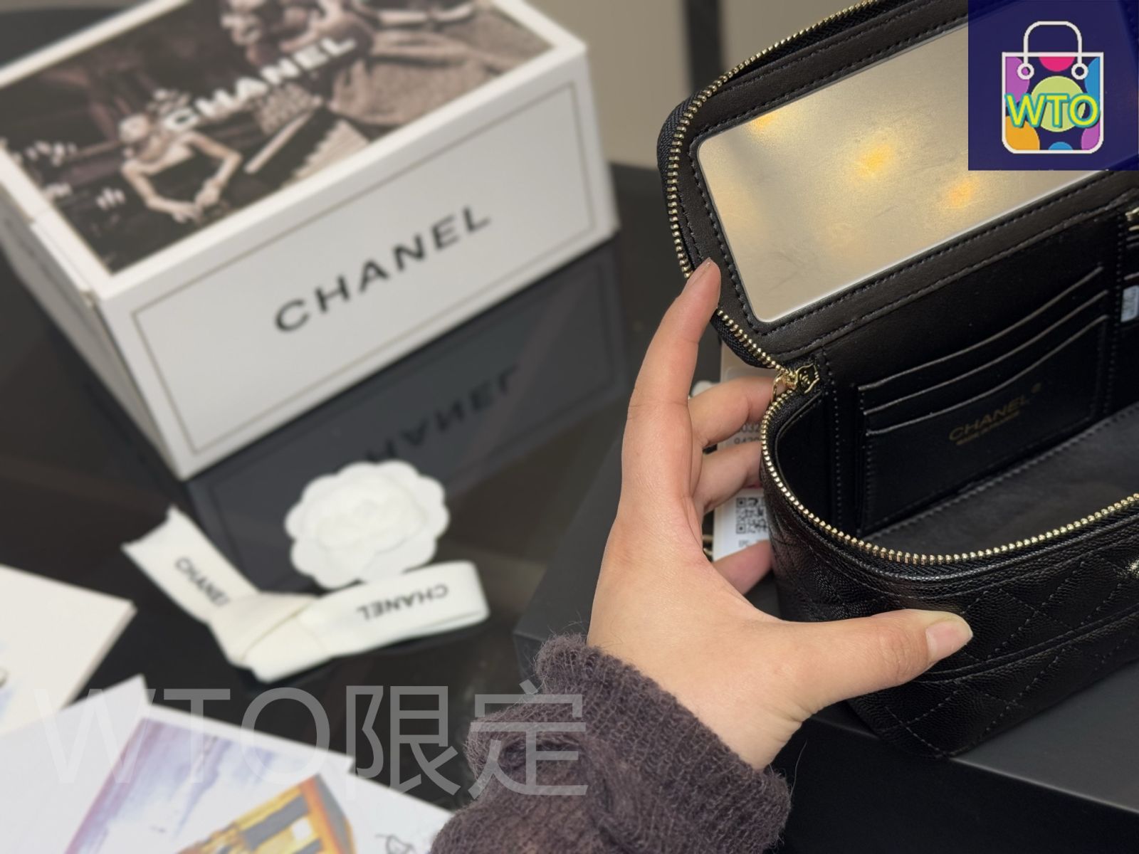 今日WTO】Chanel トランクバッグ / 化粧箱 17×11cm-WTO輸入-PN64 今日WTO】Chanel トランクバッグ / 化粧箱 17×11cm-WTO輸入-PN64