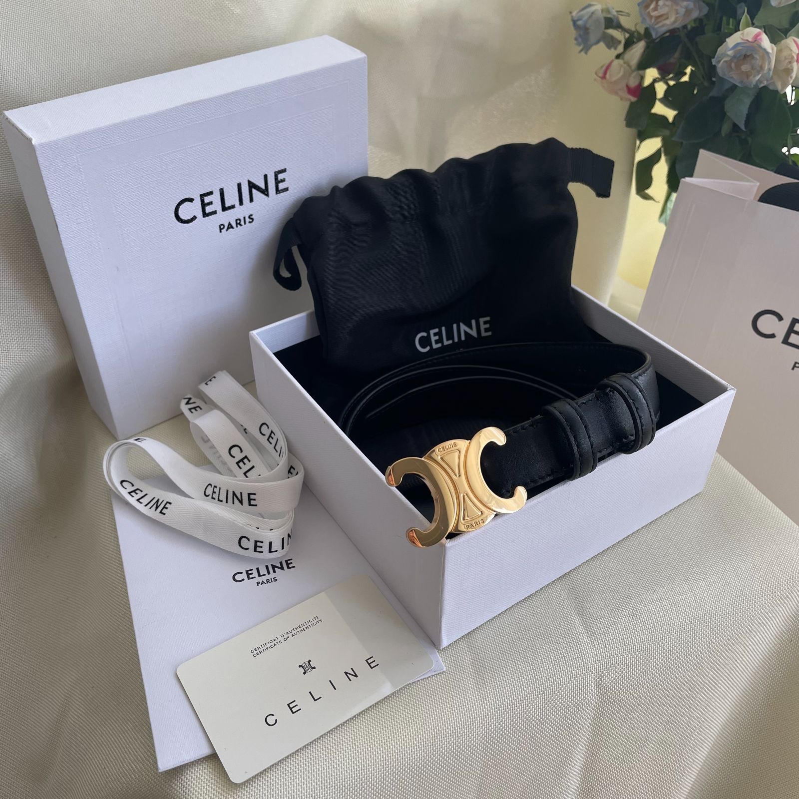 ⭐️  CELINE  ミディアム トリオンフ ベルト セリーヌ ⭐️