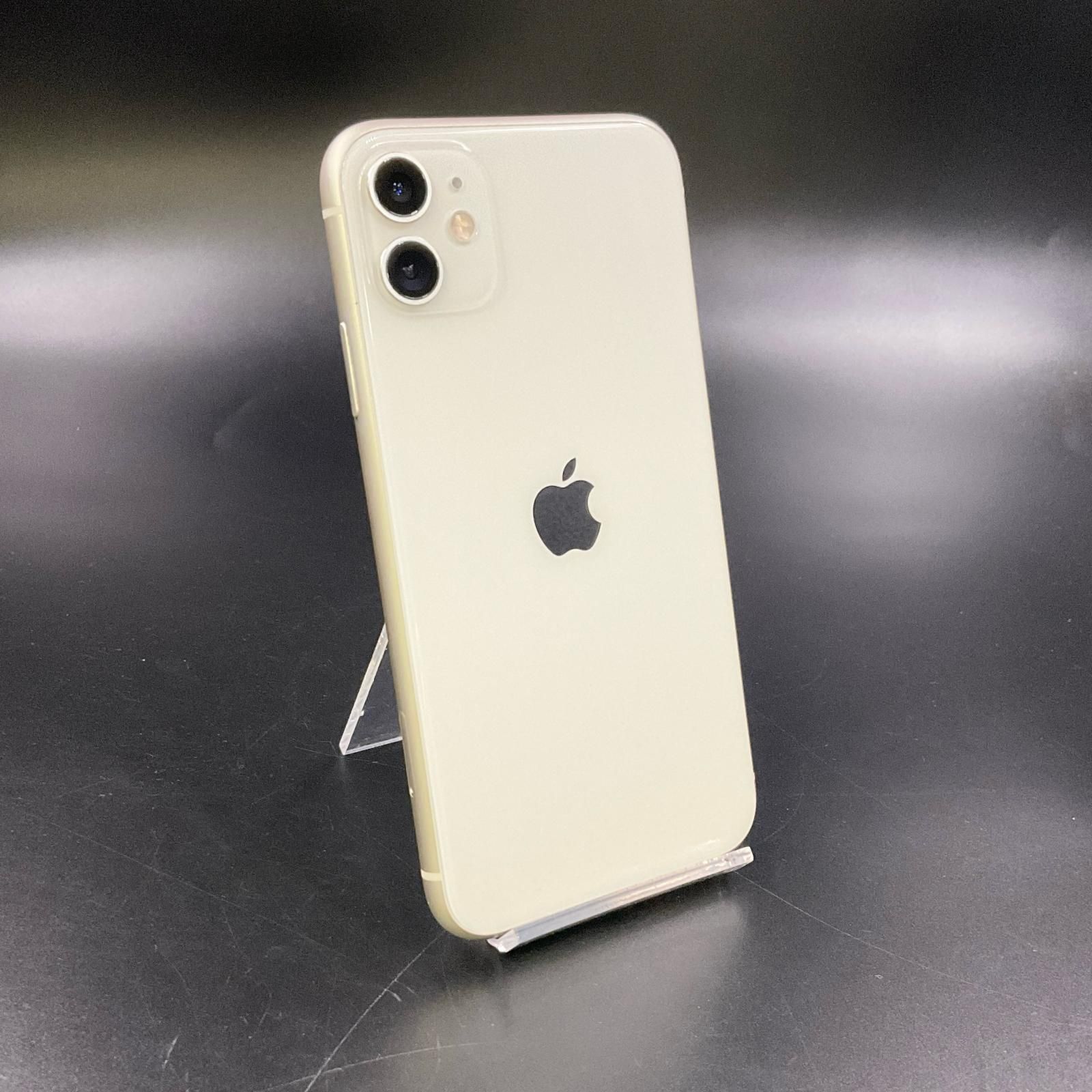 スマートフォン・携帯電話 iPhone11 64GB ホワイト 動作確認済