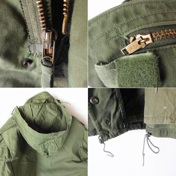 70s 実物 米軍 M-65 3rd フィールド ジャケット M-S サード ブラス