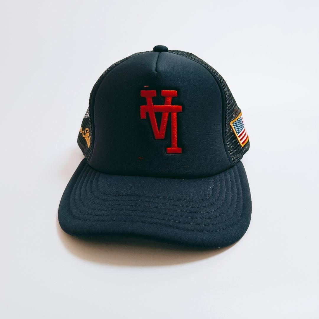 日本未発売◆UNIFORM STUDIOS キャップ 反転LAロゴ帽子 メッシュ 新品未使用・日本未発売】UNIFORM STUDIOS キャップ 反転LAロゴ