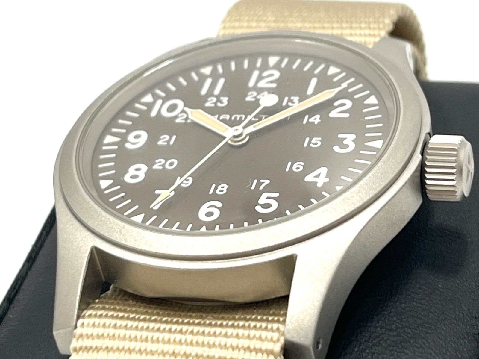 ま*ん様 ハミルトン カーキ フィールド メカ 手巻き 38mm H694390 HAMILTON ハミルトン カーキフィールド H694390 メカ手巻 38