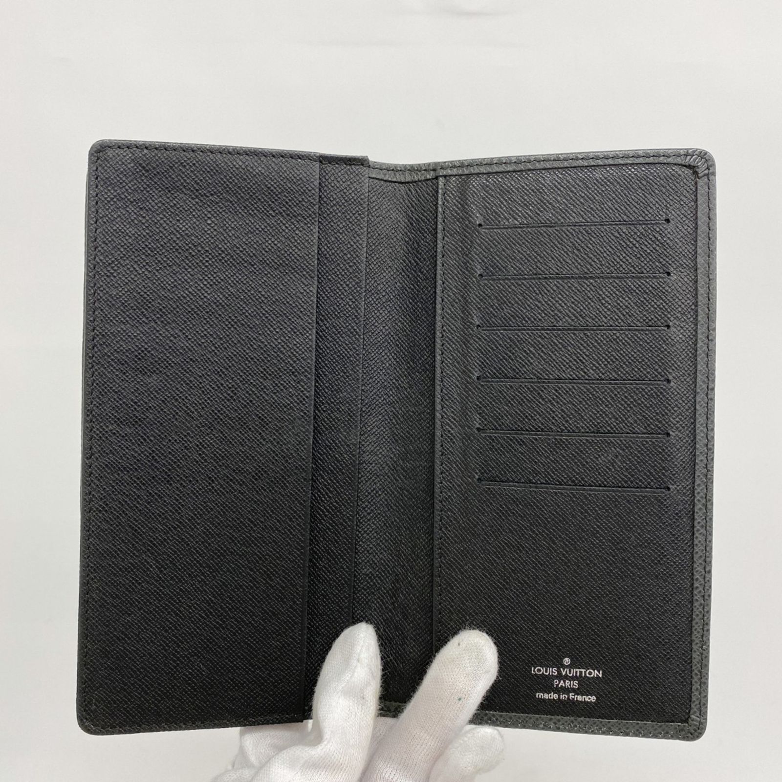 箱付 LOUIS VUITTON ヴィトン ポルト カルト クレディ 札入れ 黒 廃盤品・希少】ルイ・ヴィトン 長財布/札入れ ポルトバルール