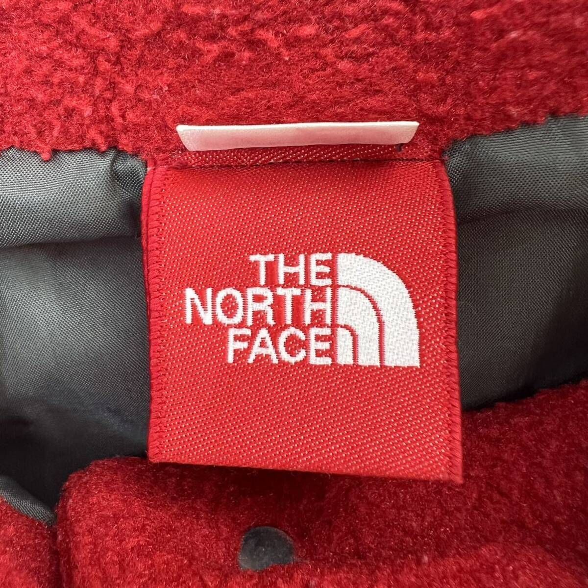 THE NORTH FACE ☆ ノースフェイス ウール ベスト 中綿 レッド 赤