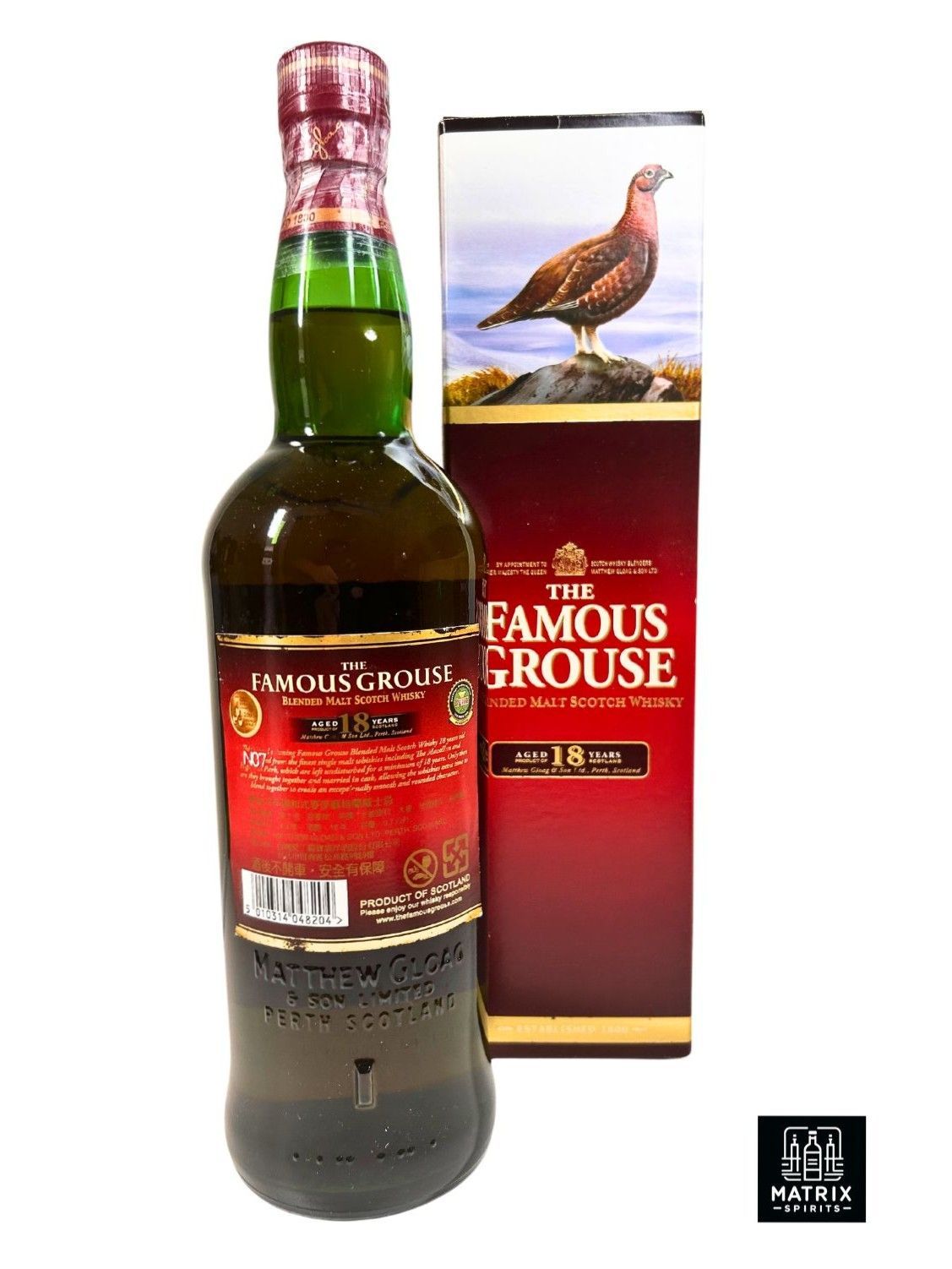 未開栓 フェイマスグラウス 18年 箱付 700ml 43％ 2J-14-1-85956-N 古酒◇FAMOUS GROUSE&frasl;フェイマスグラウス 18年 スコッチ 箱付 700ml 43