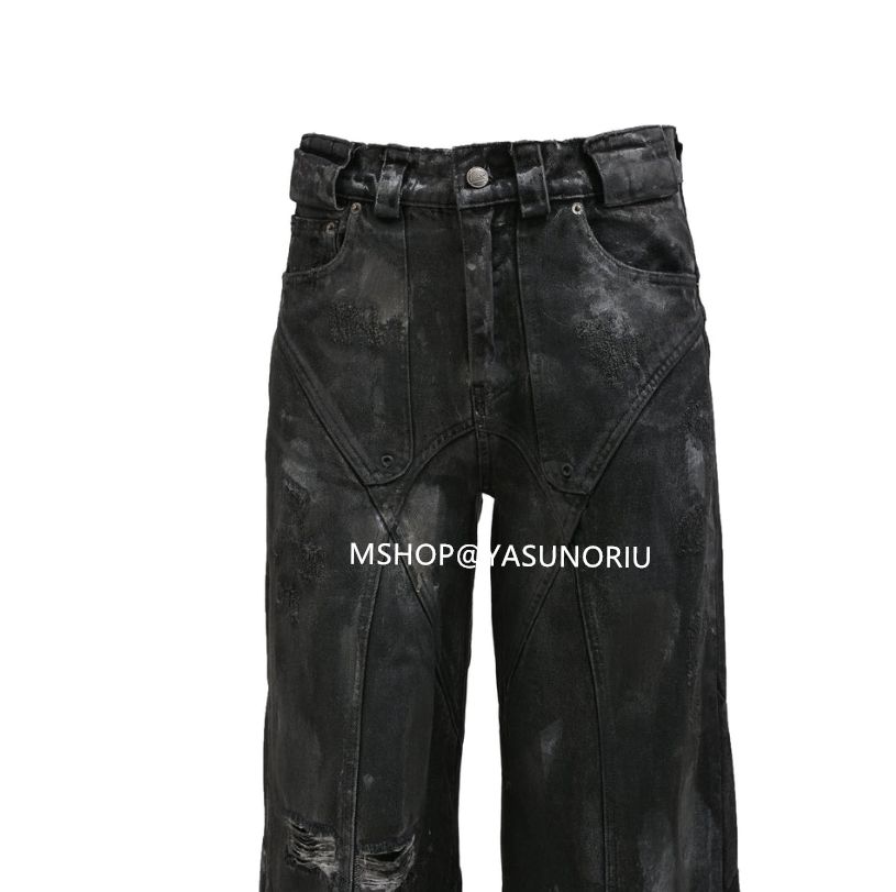 NO/FAITH STUDIOS ATELIER DUNE DENIM / BLK USED CONCRETE S  