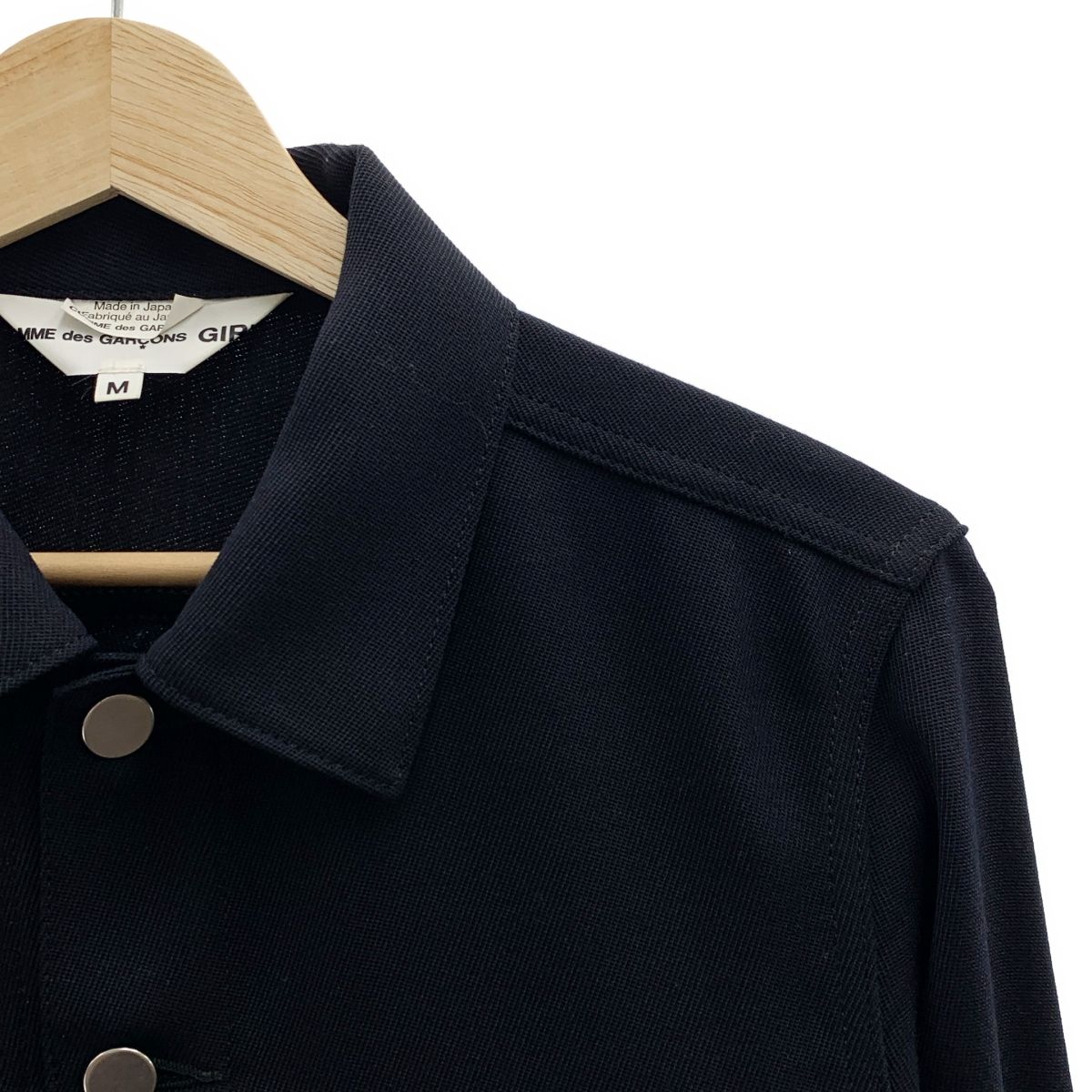 COMME des GARCONS GIRL | コムデギャルソンガール | 2025SS | ウール トラッカー ジャケット | M | ネイビー | レディース