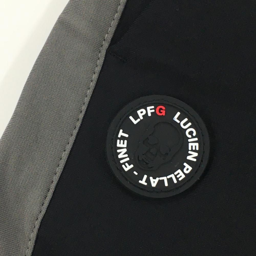 lucien pellat-finet - 【超美品】ルシアンペラフィネ ショートパンツ 黒 ウエストロゴ ハート スカル レディース M ゴルフウェア lucien pellat-finet 超美品】ルシアンペラフィネ ショートパンツ 黒 ウエストロゴ