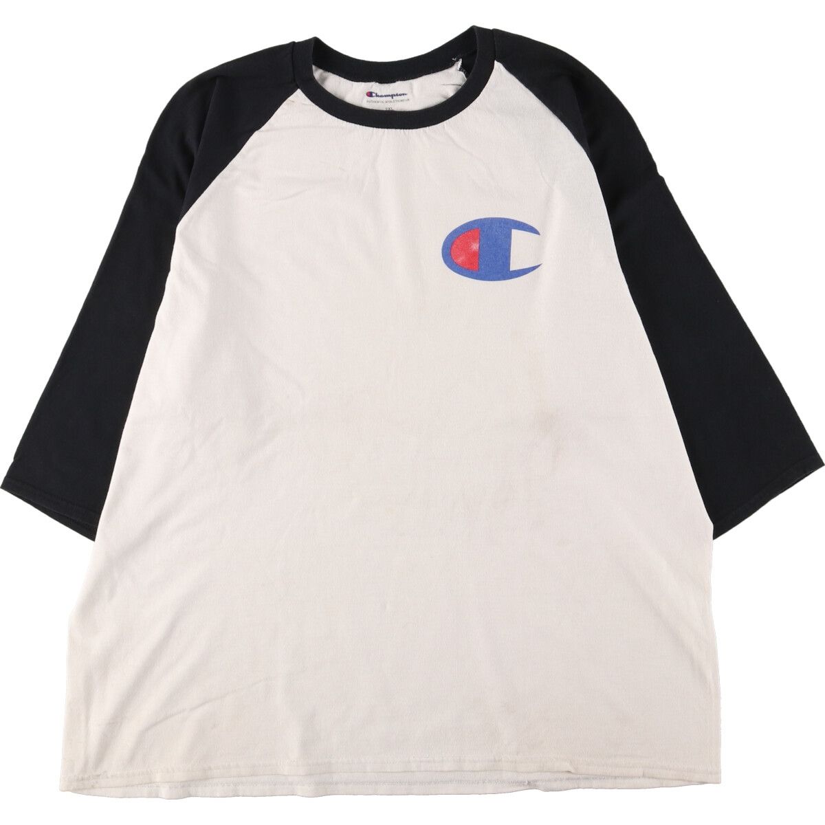 古着 チャンピオン Champion AUTHENTIC ATHLETICWEAR 七分袖 ラグランTシャツ メンズXXL  /eaa443052 【中古】/eaa443052