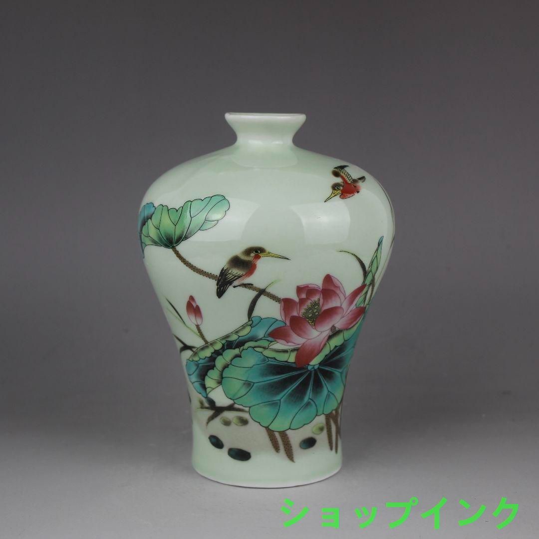中国美術 花瓶 陶磁器 装飾品 工芸品美術品 置物 - メルカリ