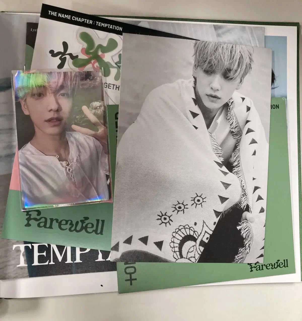 TXT　プロモアルバム　非売品　サイン入り　TEMPTATION④ TXT Temptation Signed Album | Inspire Me Shop