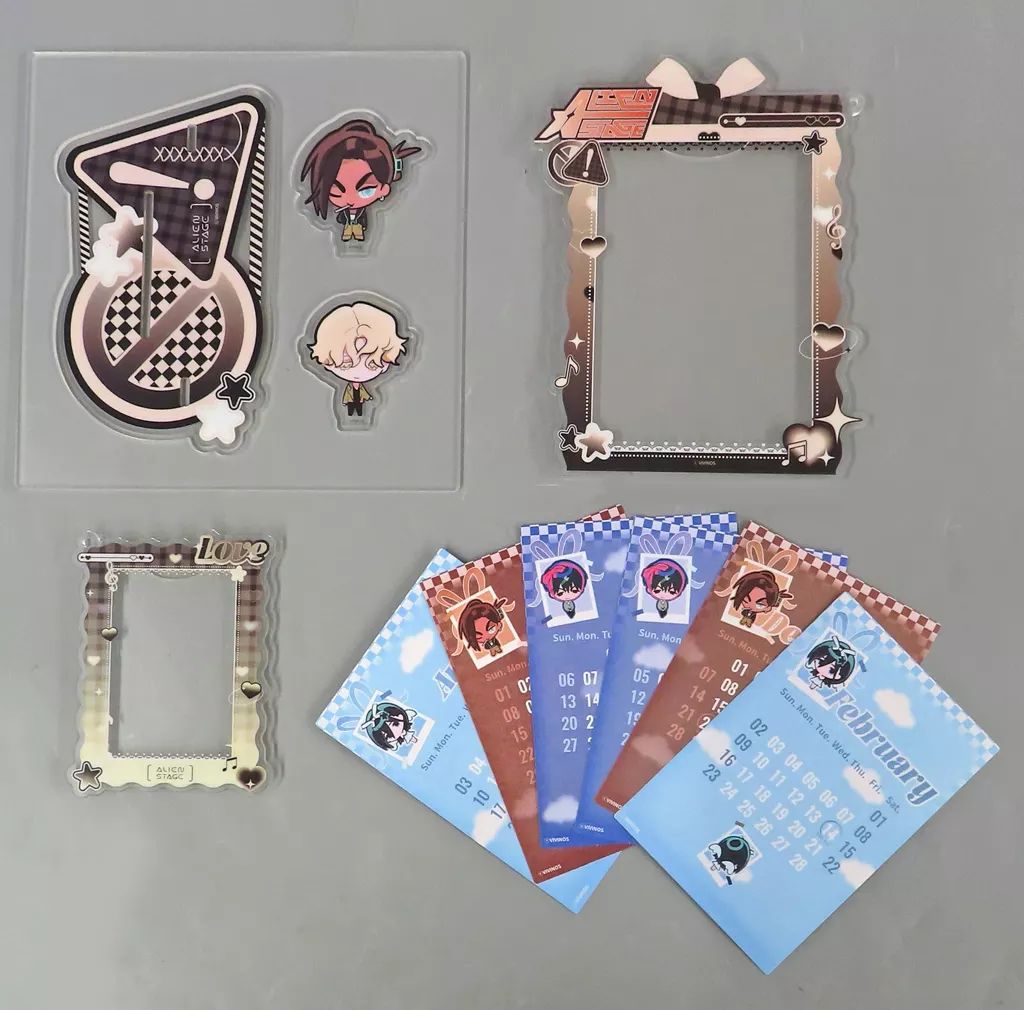 エイリアンステージ カレンダー Alien Stage New Year's Eve Season 2025 Acrylic Calendar Set