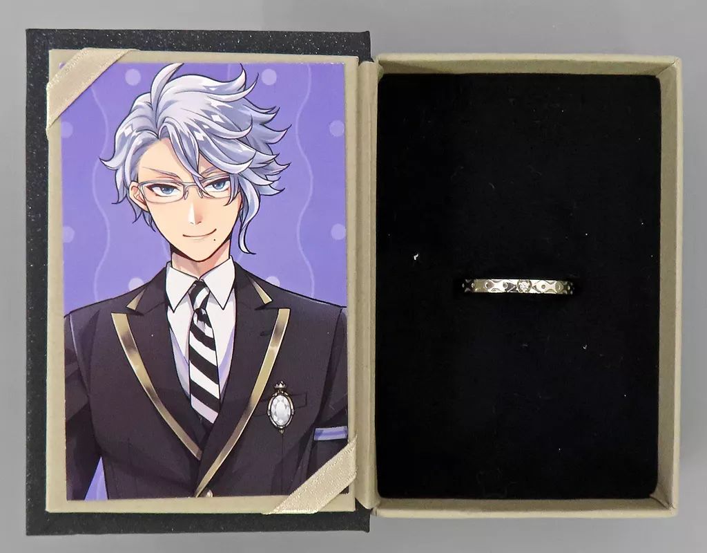 銀製品 指輪 アクセサリー キャラクター アズール アーシェングロット フラットシルバーリング 13号 ディズニー ツイステッドワンダーランド