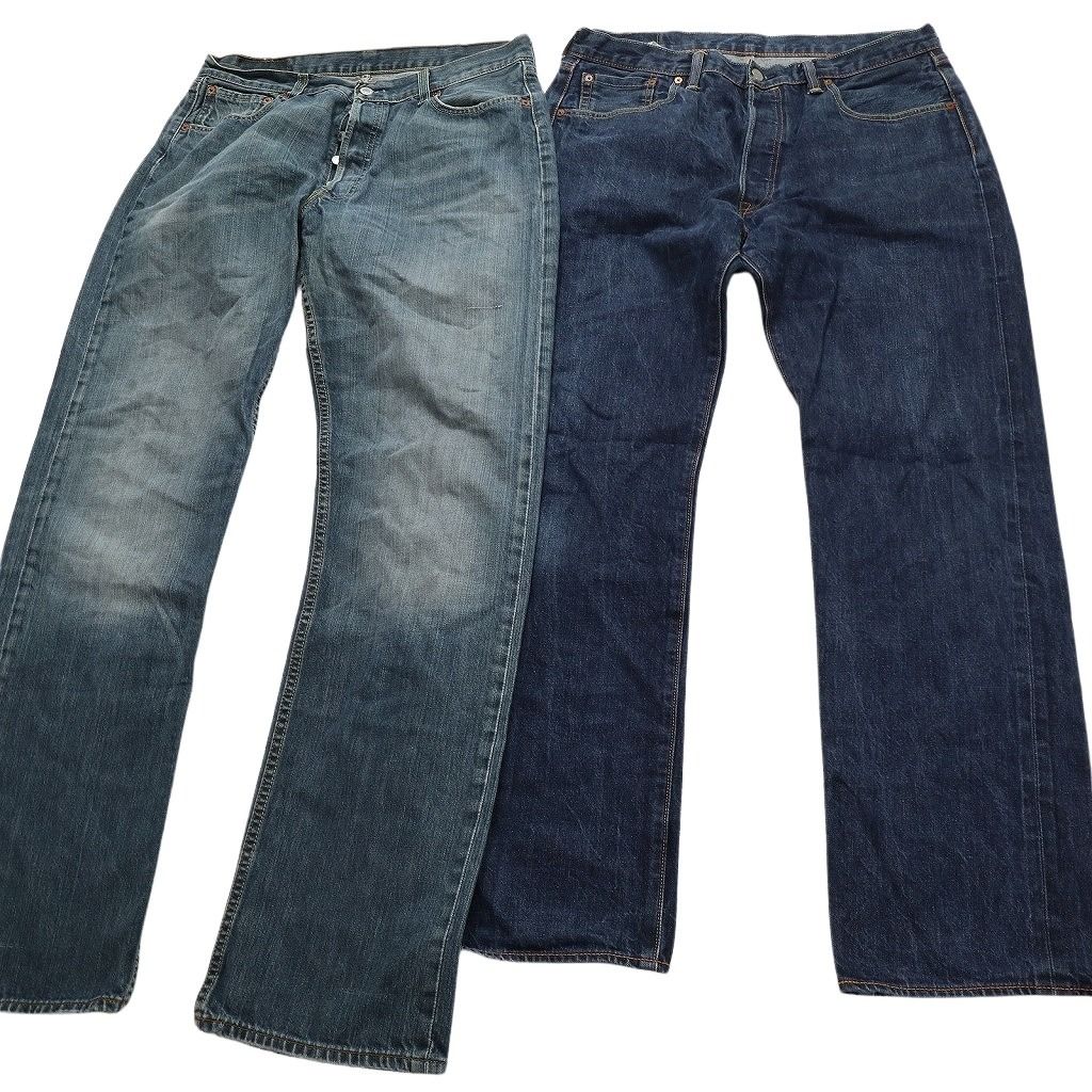 デザイン・サイズが豊富。 古着卸 リーバイス 501 デニム パンツ 8枚セット メンズ 36 38 インディゴブルー フェード レッド 古着 NC1319 全国送料無料。