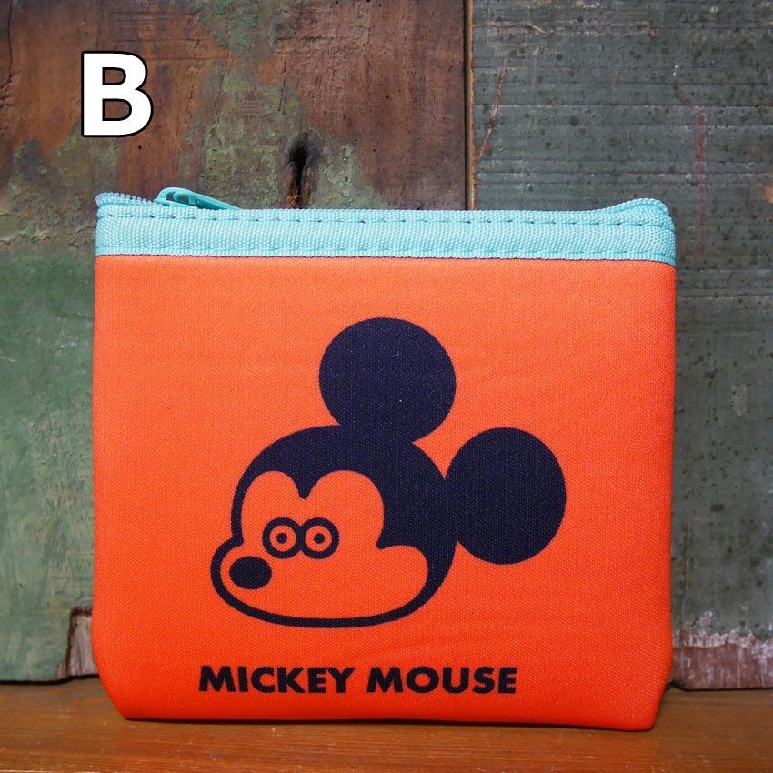 ミッキーマウス ミニフラットポーチ ディズニー 松本セイジ