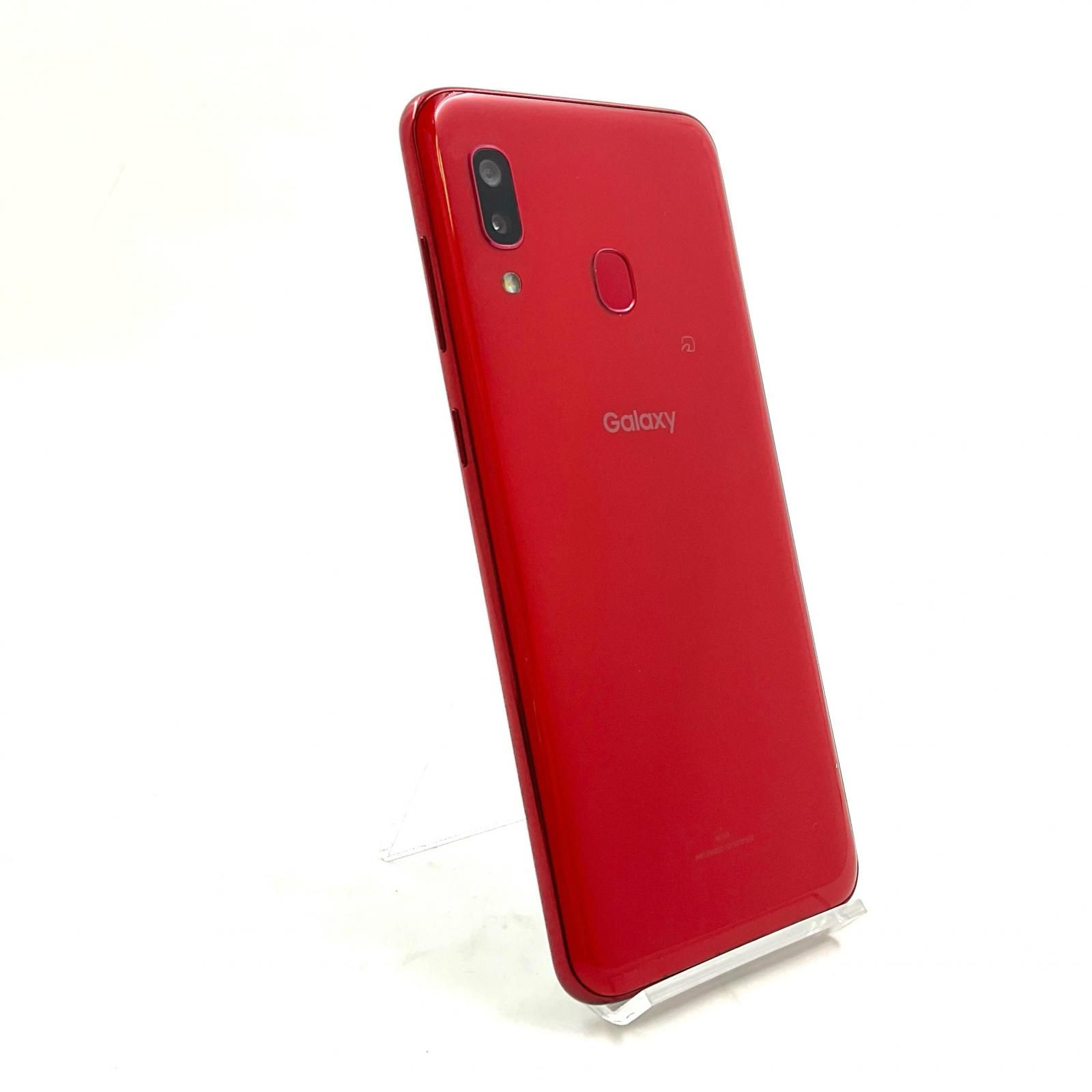 最終値下げ バッテリー良好品 Galaxy A30 64GB レッド SAMSUNG Galaxy A30 64GB レッド au SCV43 白ロム【難有】【最速