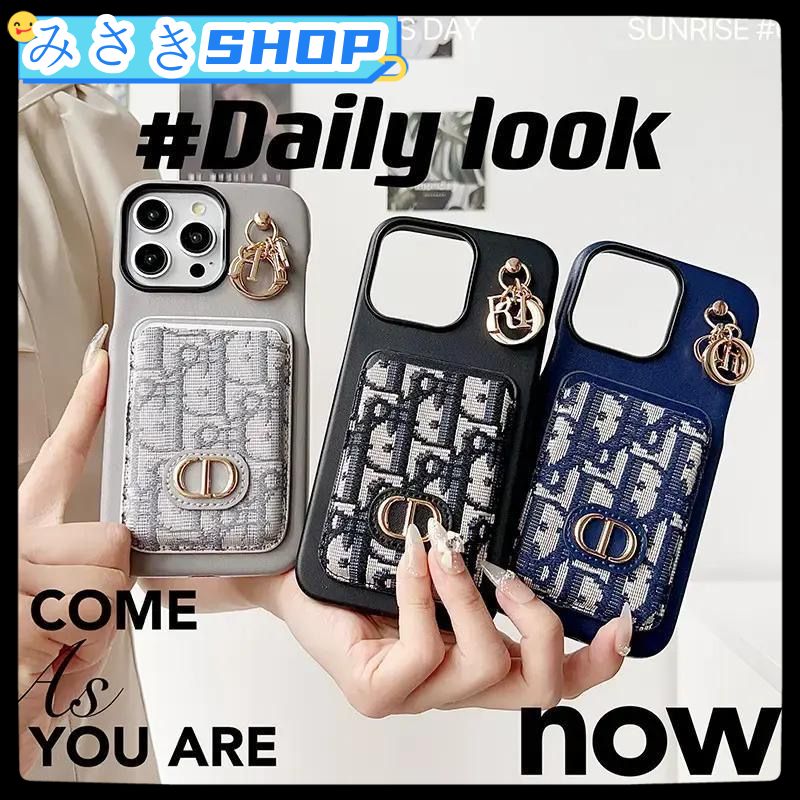 新品未使用！ディオール Dior iPhoneケース スマホケースカードケース付き - メルカリ