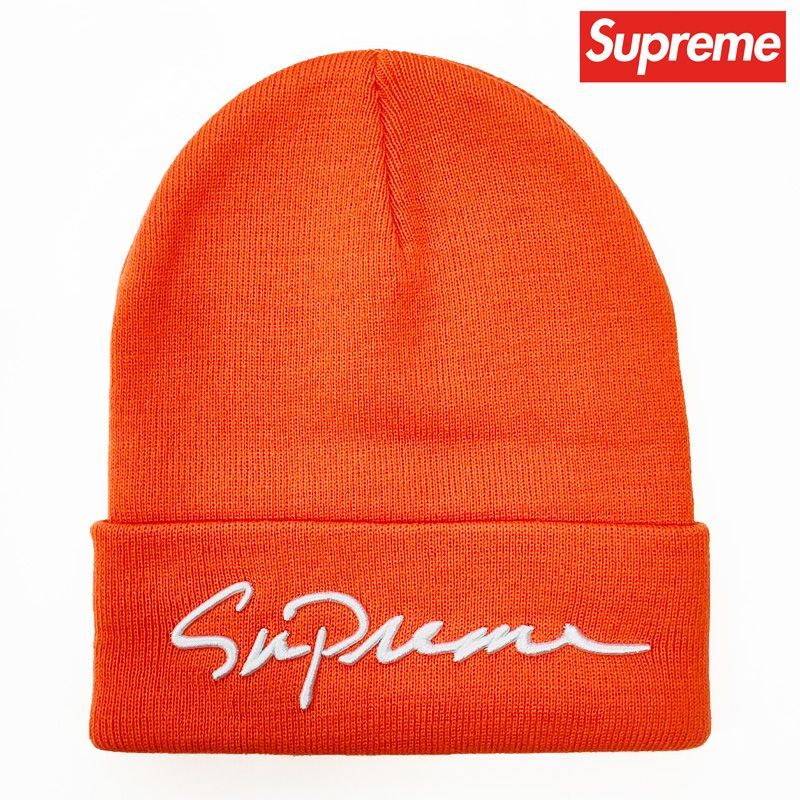 Supreme シュプリーム ビーニー クラシック スクリプト ニット帽 帽子