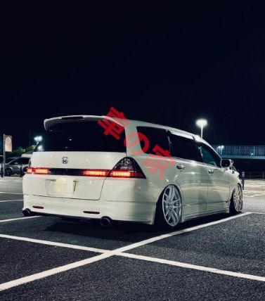 ホンダ オデッセイ RB1 大型リアウイング ABS製 パープル 2005年～2008年対応 FFCRYSTALESIA_COM