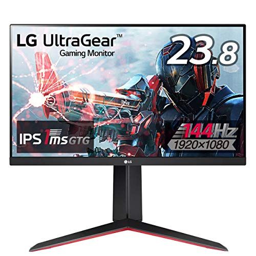 LG フレームレス ゲーミングモニター UltraGear 24GN650-B 23.8インチ/フルHD/IPS/144