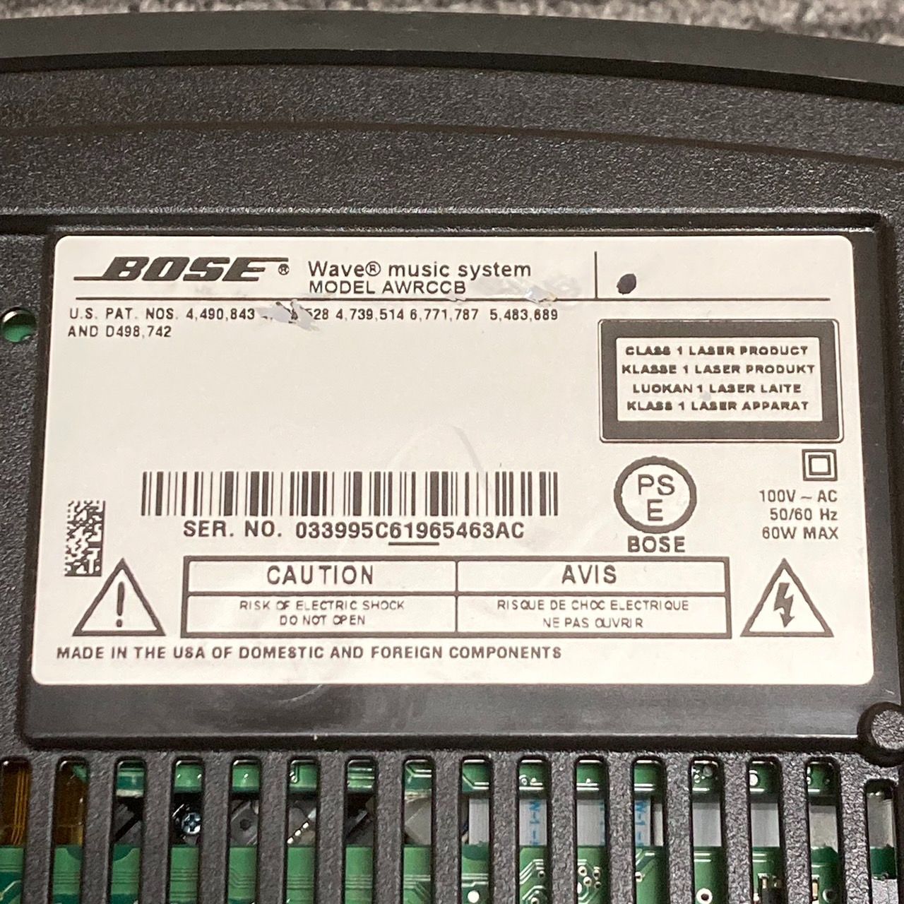 BOSE(ボウズ/ボーズ) Wave Music System パーソナルオーディオシステム