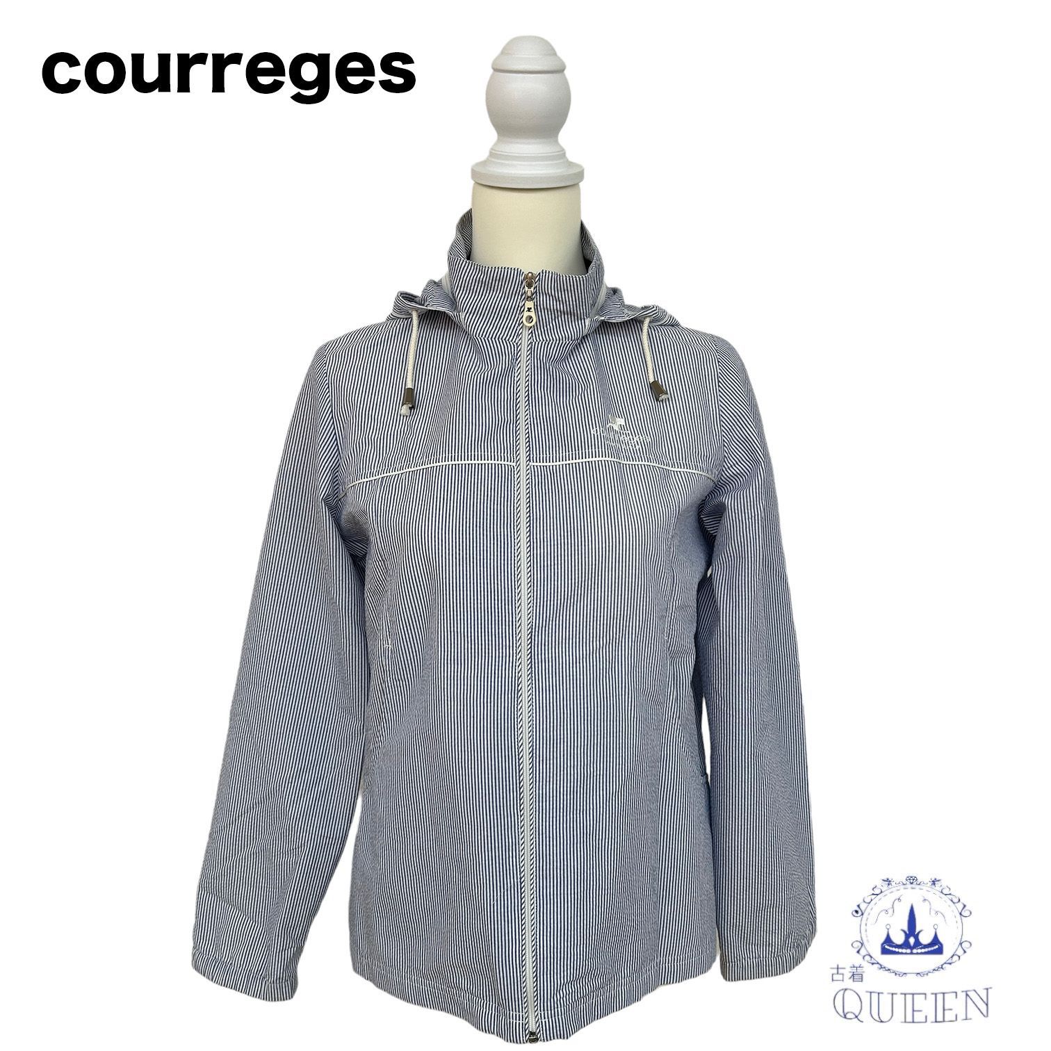 Courreges クレージュ アウター ジャンパー ブルゾン 長袖 ストライプ Courreges クレージュ アウター ジャンパー ブルゾン 長袖