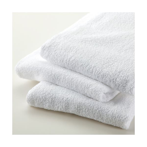 まとめ 業務用バスタオル ホワイト 1枚 ×10セット