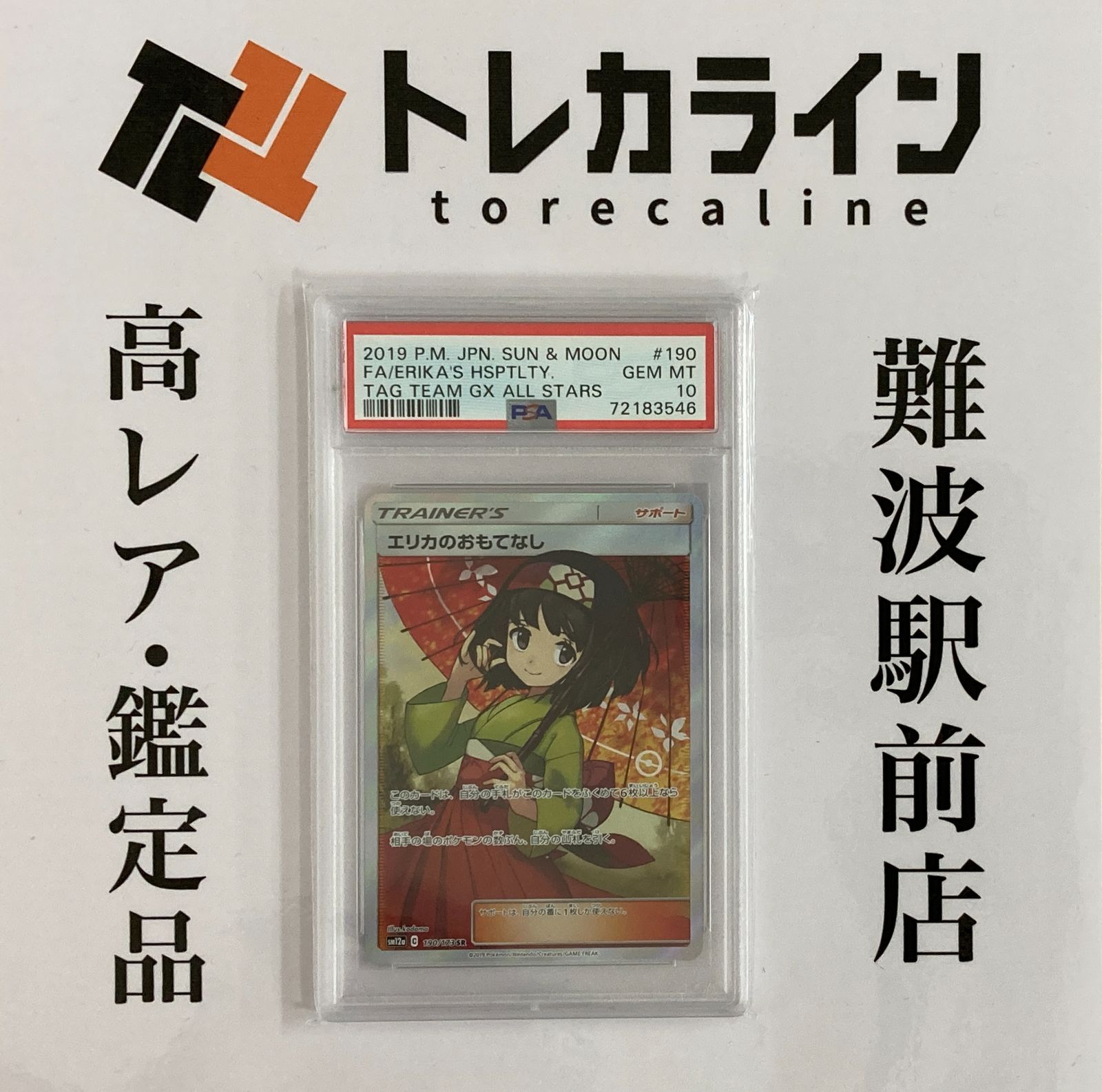ポケモンカードゲーム エリカのおもてなし SR TAG TEAM GX