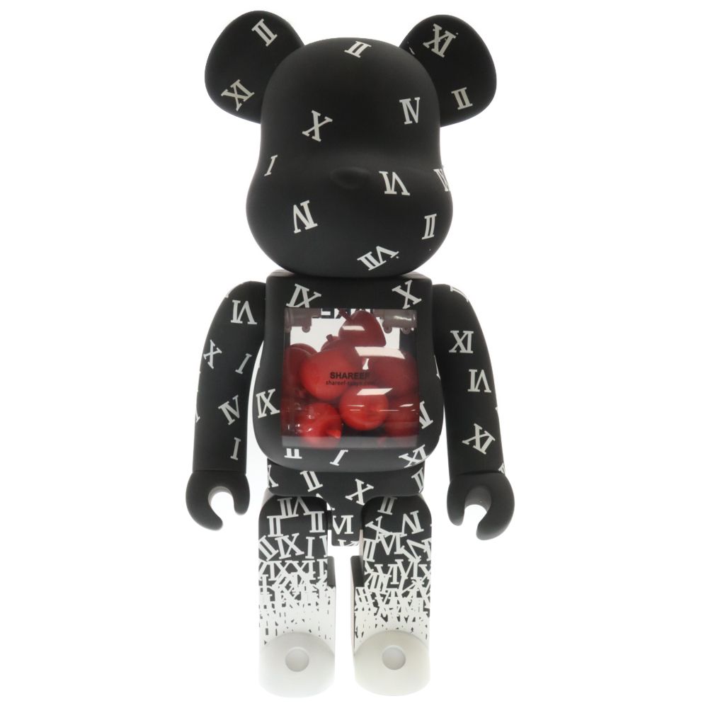 MEDICOM TOY (メディコムトイ) ×SHAREEF BE@RBRICK 1000% シャリーフ ベアブリック フィギュア 人形  ブラック/ホワイト - メルカリ