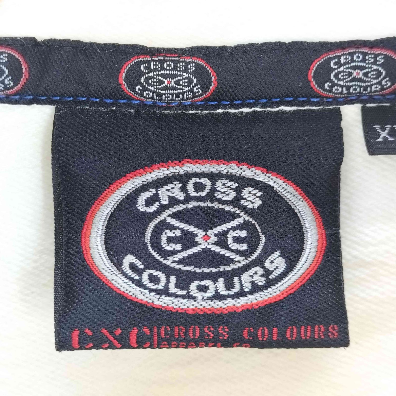 古着　デニム　ペイント仕様 ユーズドフルギ USED古着 CROSS COLORS デニムカバーオール