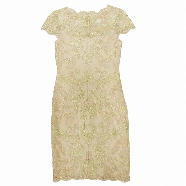 【美品】タダシショージ　マキシドレス　パーティー　ノースリーブ　花柄　Vネック タダシ ショージ TADASHI SHOJI ノースリーブ ミディアム ドレス