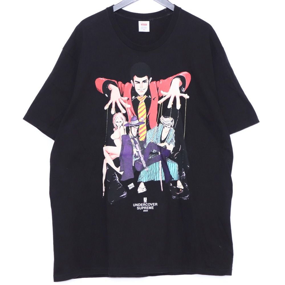 SUPREME × UNDERCOVER Lupin Tee XLサイズ ブラック - メルカリ
