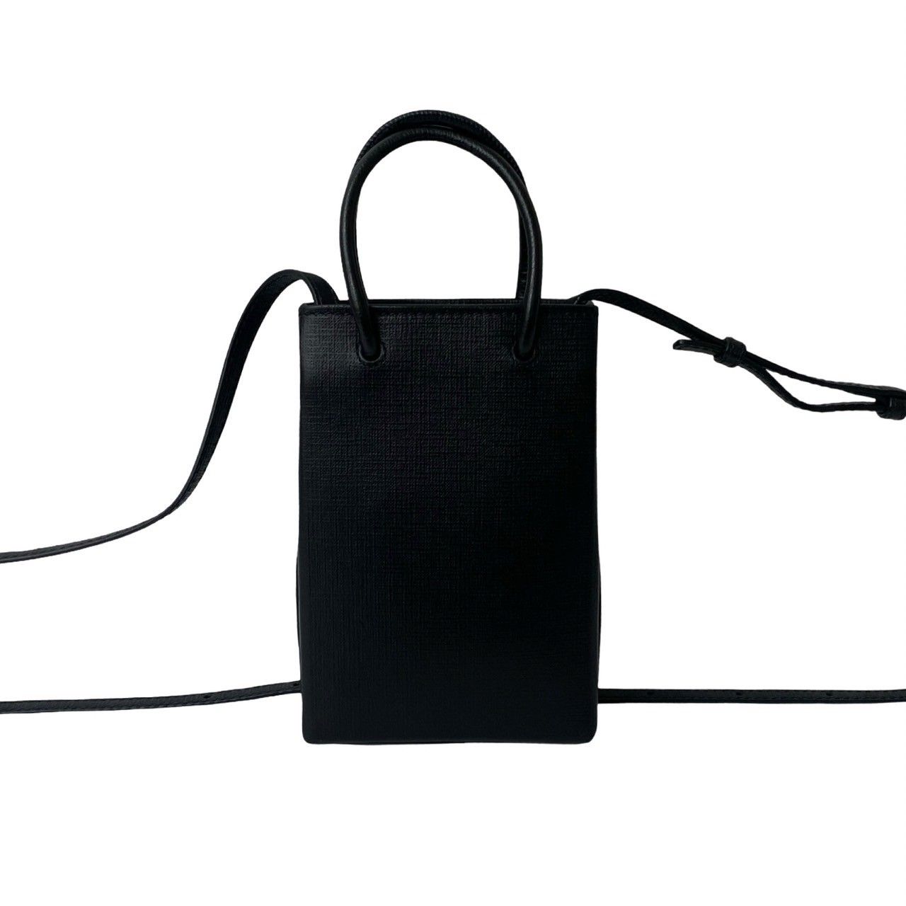 極 美品 BALENCIAGA バレンシアガ ショッピング フォン ホルダー 極 美品 BALENCIAGA バレンシアガ ショッピング フォン ホルダー