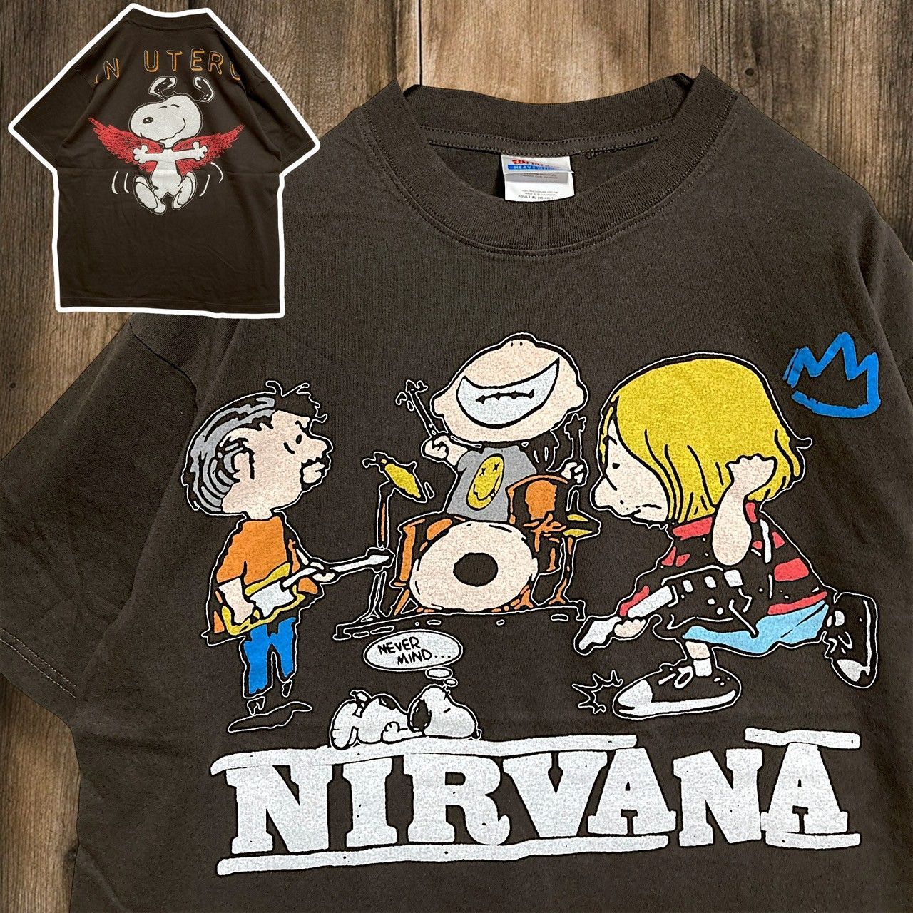mm] BFMC バンド Tシャツ 古着 黒 ニルバーナ NIRVANA
