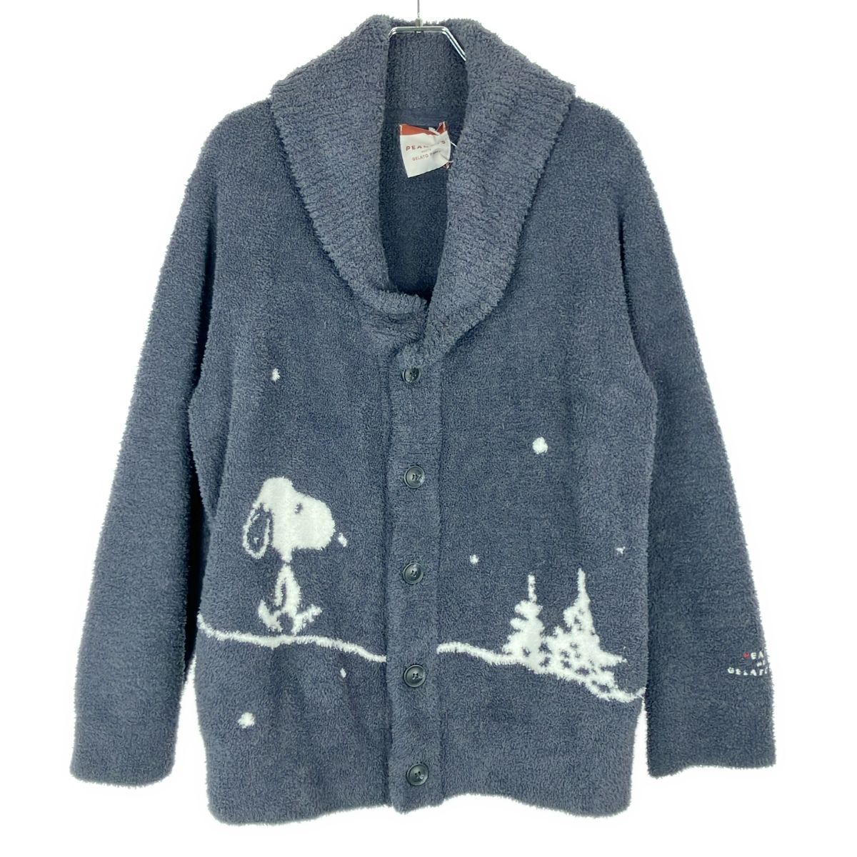 XLサイズ グラニフ ジョジョの奇妙な冒険 イギ― カーディガン イギーの