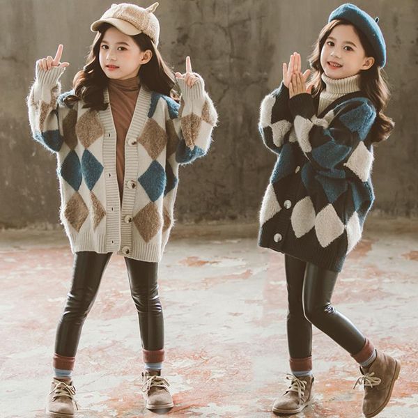 ☆used☆キッズ　女の子　春、秋、冬　衣類　まとめ売り　110cm　14点 カーディガン 春服 アーガイル ニット 女の子 前開き ニット