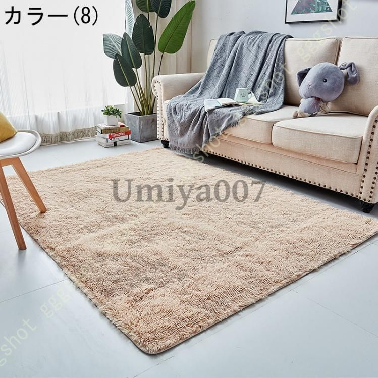 ラグ カーペット ラグマット フロアマット 滑り止め 洗える ウォッシャブル 長方形 絨毯 130×190cm (シルバーグレー) オールシーズン快適に使用 ラグ グレー