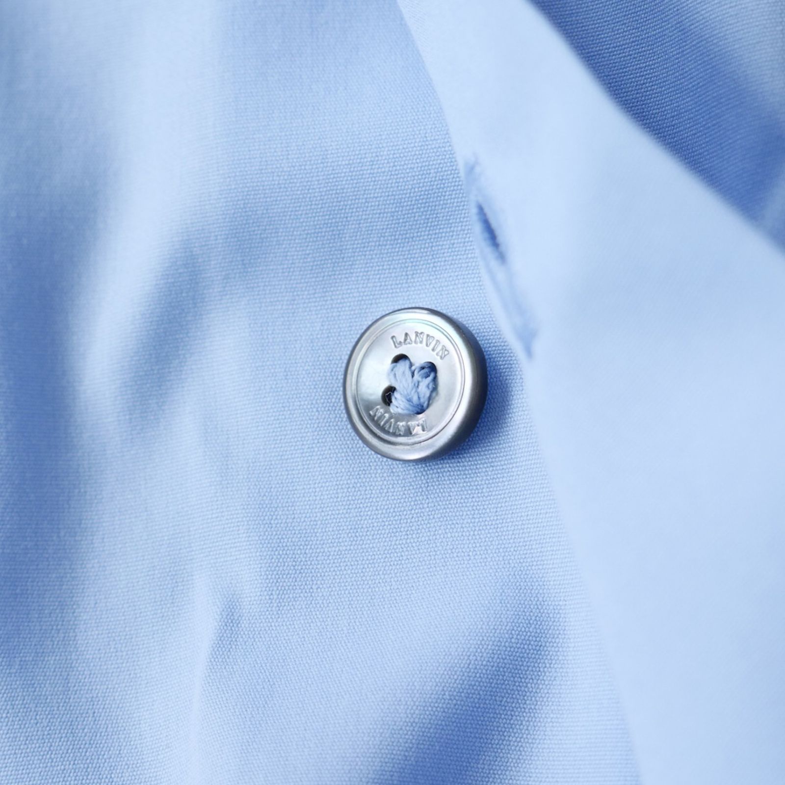 ランバンオンブルー LANVIN en Bleu コットン100% フーデットZipアップパーカー Kaleidoscope logoコットンサテンキャップ|LANVIN en Bleu | LANVIN en