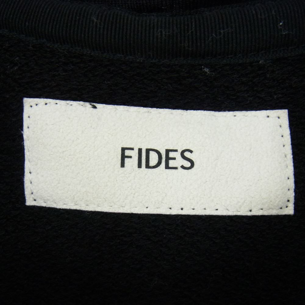 フィデス FIDES パーカー ワンポイント ロゴ コットン ナイロン ジップアップ パーカー ブラック系 XS【中古】 - メルカリ