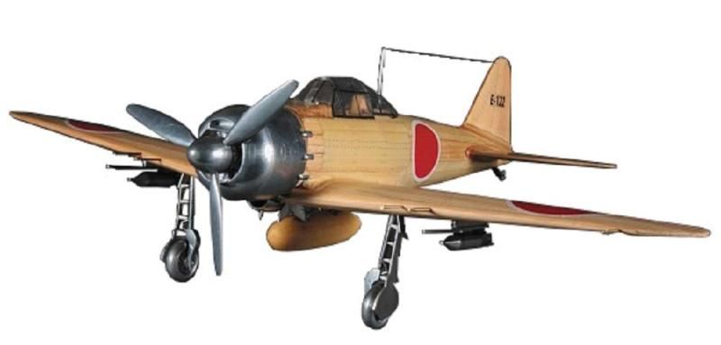 ウッディジョー Woody JOE 1|24 零戦 零式艦上戦闘機 52丙型 木製模型 組立キット