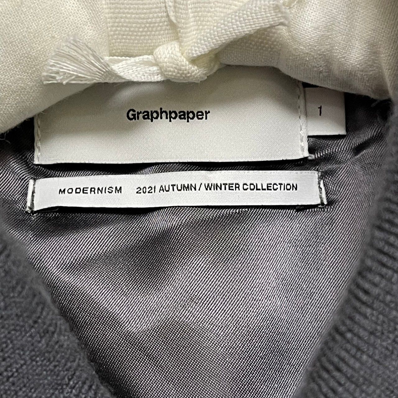Graphpaper グラフペーパー 21AW Scale Off Melton Stadium Jacket