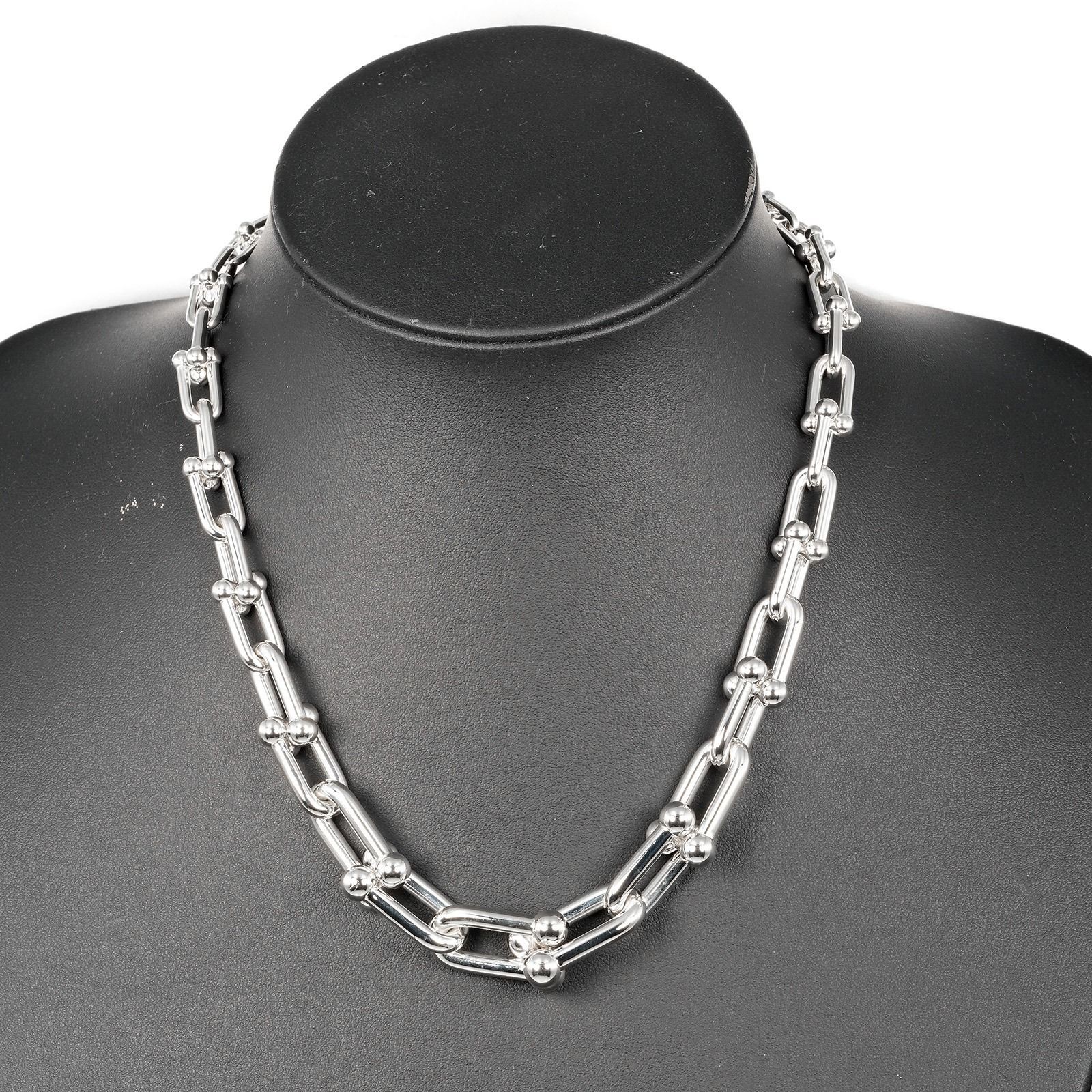 最高品質✨ハイクオリティ✨ハードウェア　ネックレス シルバーWG TIFFANY&Co.】ティファニー ハードウェア グラジュエイテッド