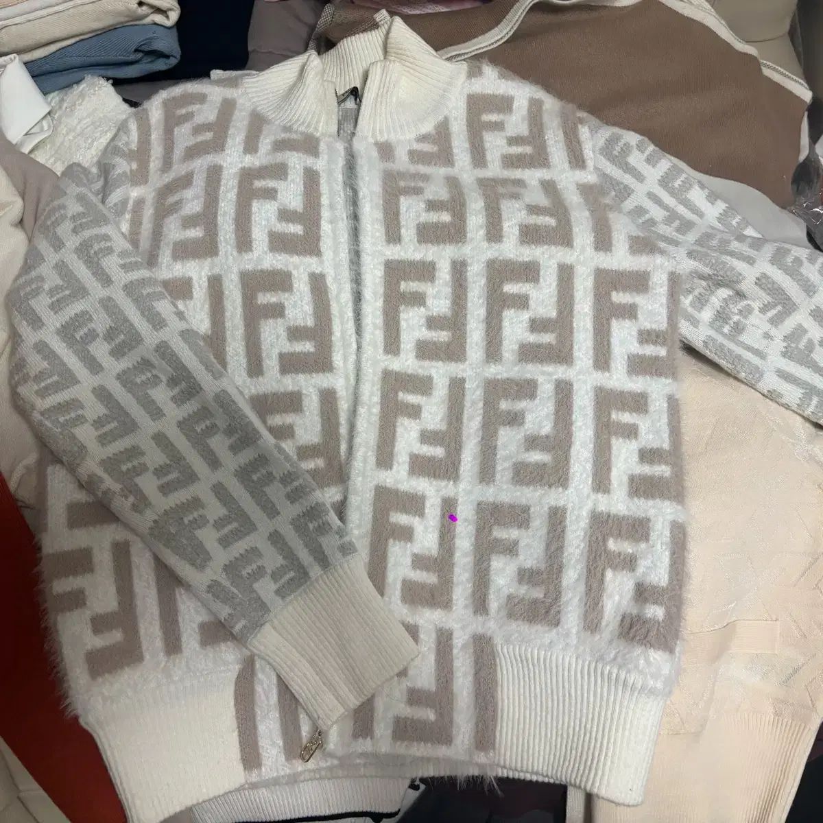 ジップアップカーディガン deaube ベラROSSUM J ブレスショップ キャバドレス