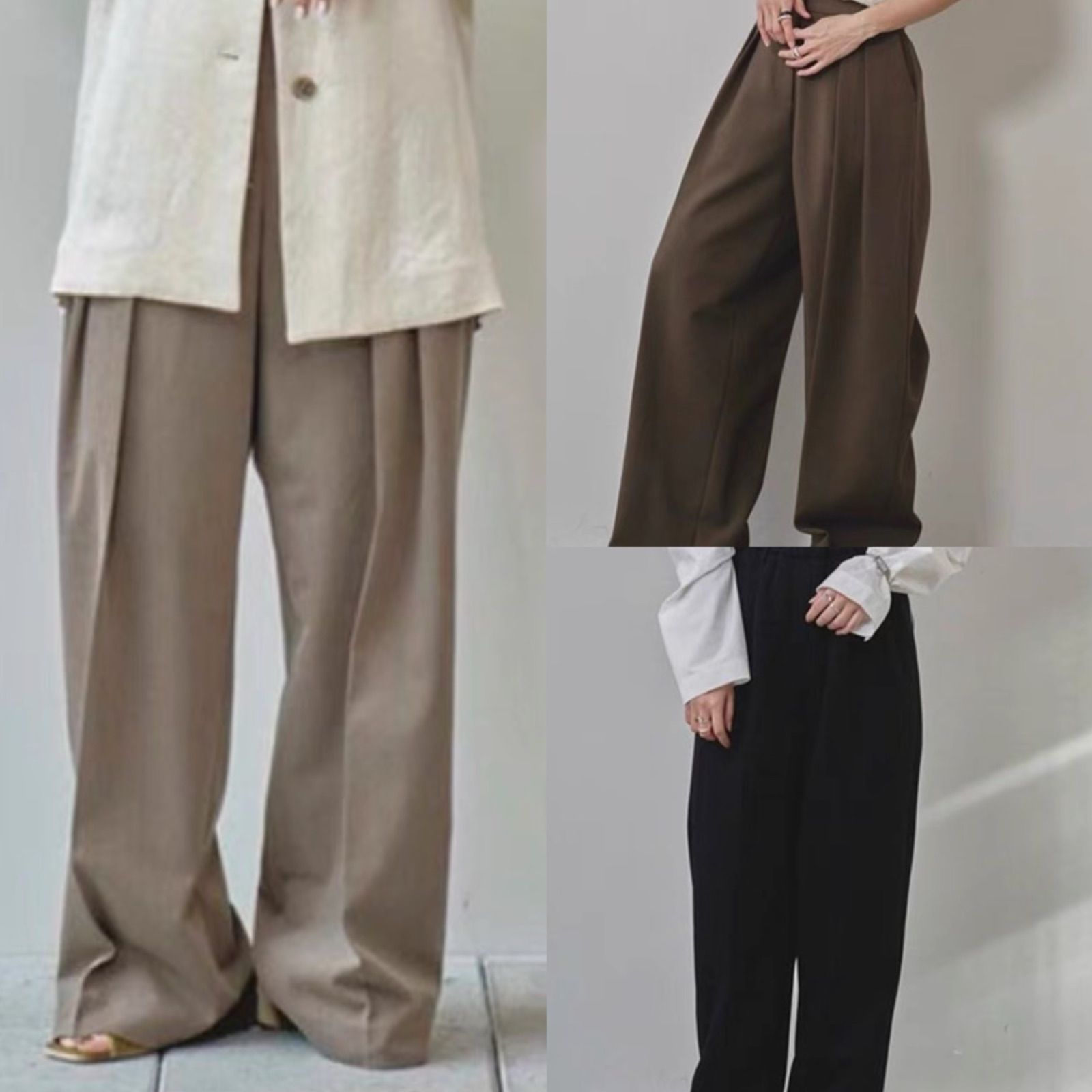 トゥデイフル TODAYFUL 2025springsummer ボトムス Twill Wide Trousers