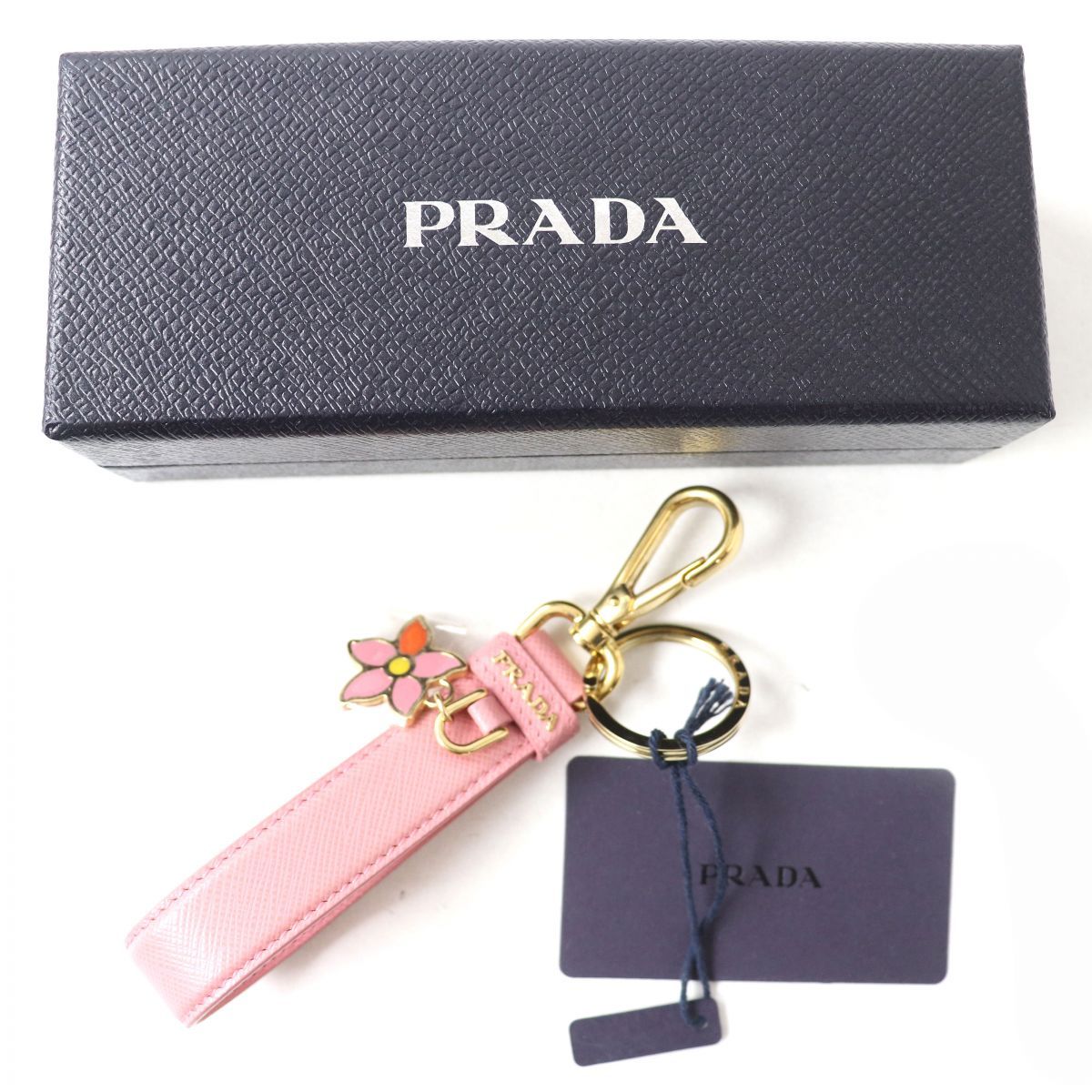 限定SALE高品質 PRADA - PRADA フラワーモチーフキーリングの通販 by